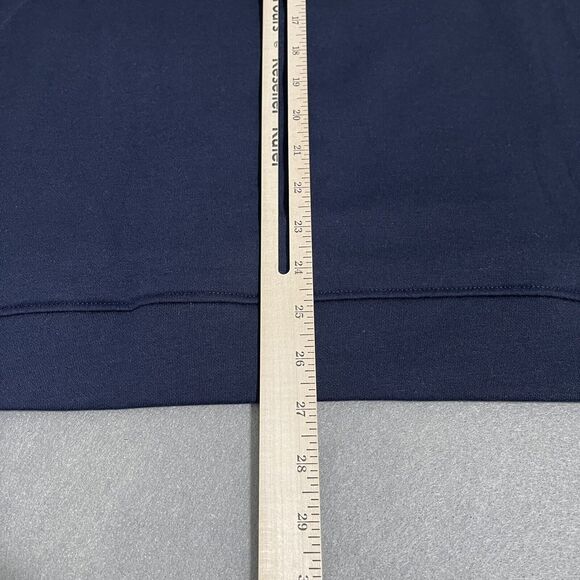 Gonzaga Bulldogs Sweatshirt Womens XL Navy Blue Half Snap Fleece Pockets Thermal - Picture 10 of 12